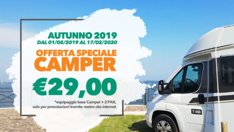 Autunno 2019 Offerta Camper