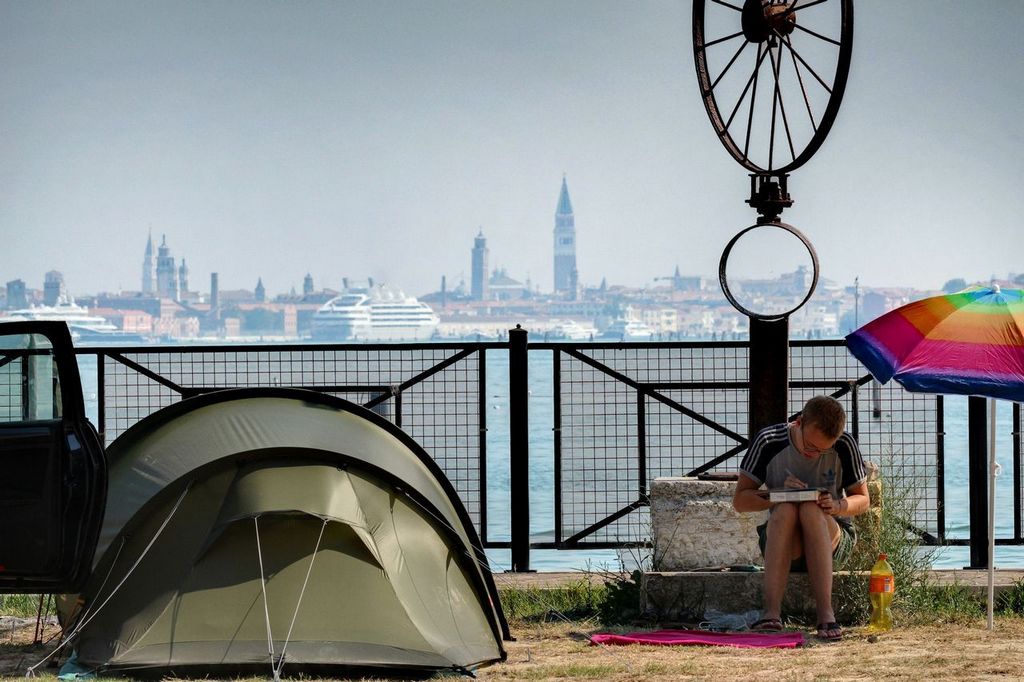 Stellplaetze für Zelte in Venedig